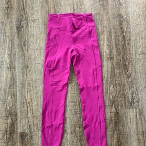 Lululemon Athletica Magenta Leggings